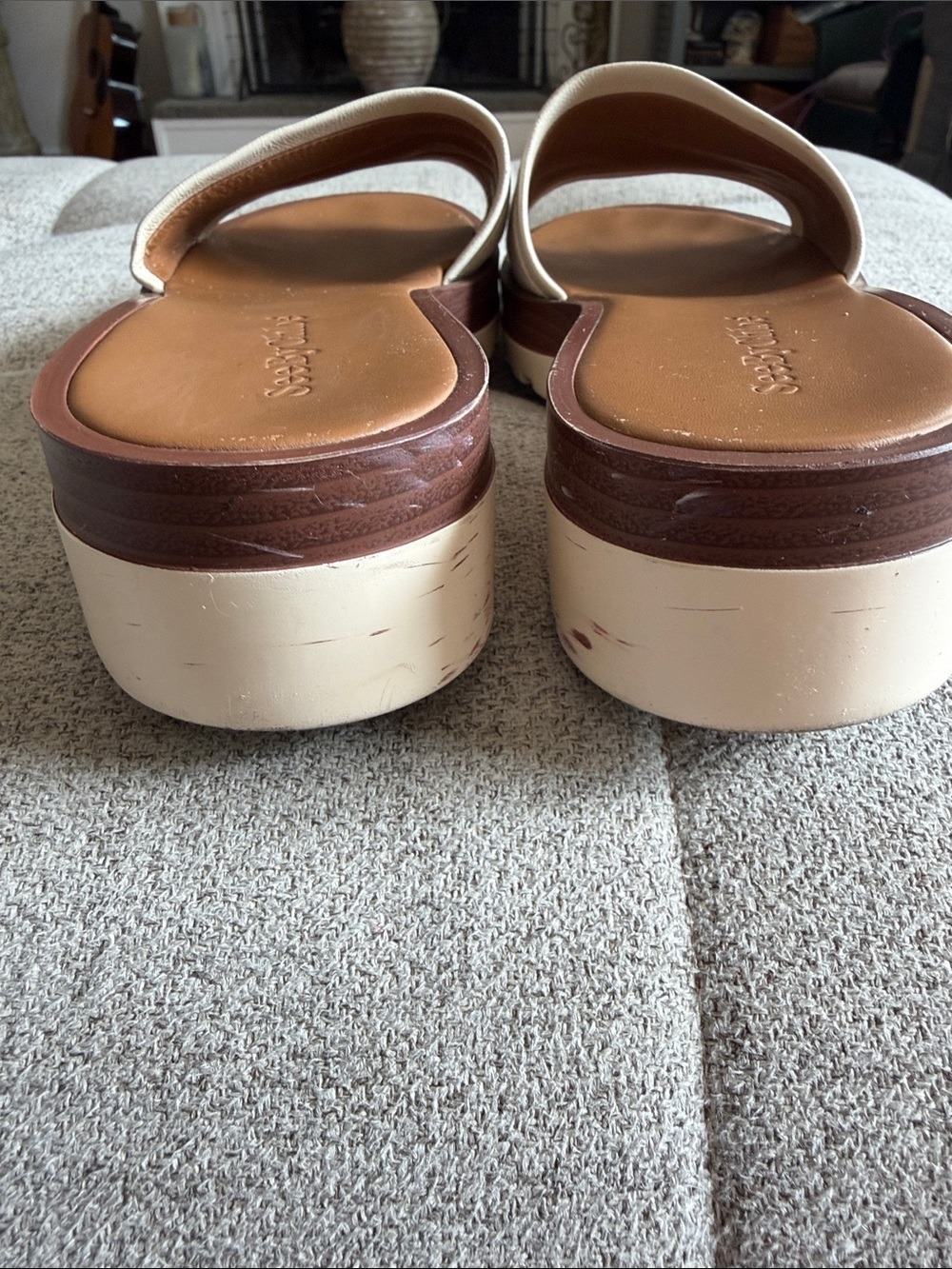 SEE BY CHLOÉ Robin Platform Slide Sandals Size 38 - Picture 7 of 15